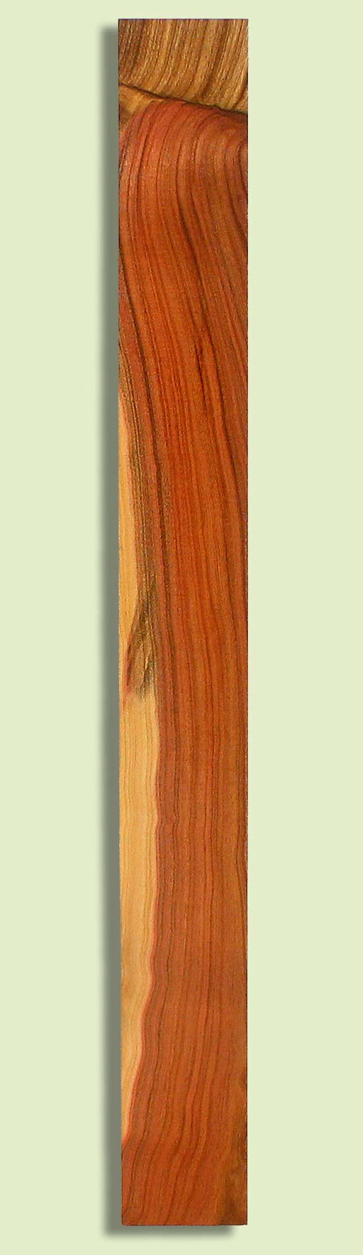 Pistachio Guitar Fingerboard, Grove Salvage,  1 piece 0.25" x 3.0" x 28.25"