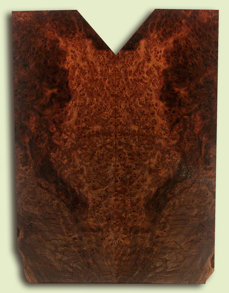 Curly Redwood Tenor Ukulele Soundboard,  Birdseye Figure 