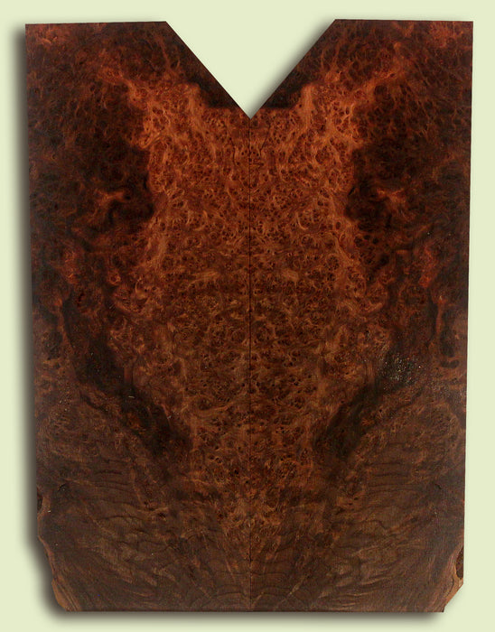 Curly Redwood Tenor Ukulele Soundboard,  Birdseye Figure 