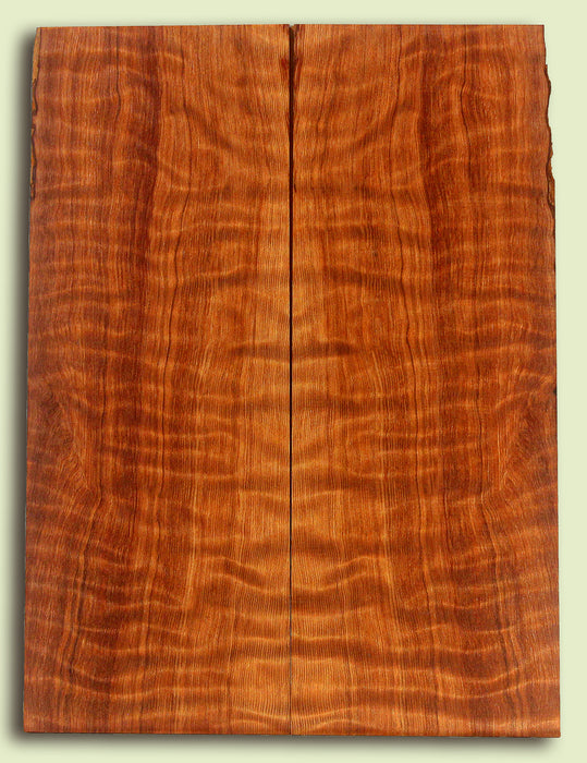 Curly Redwood Baritone Ukulele Top, Outstanding Tap Tones, Figured