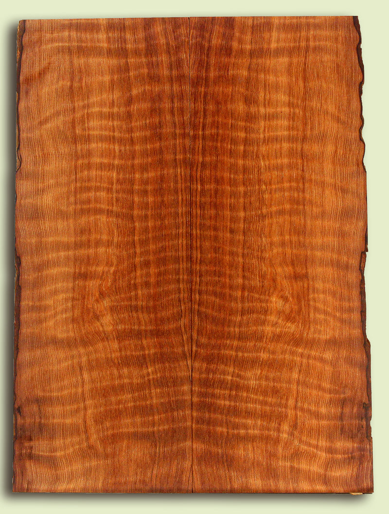 Curly Redwood Baritone Ukulele Top, Outstanding Tap Tones, Figured