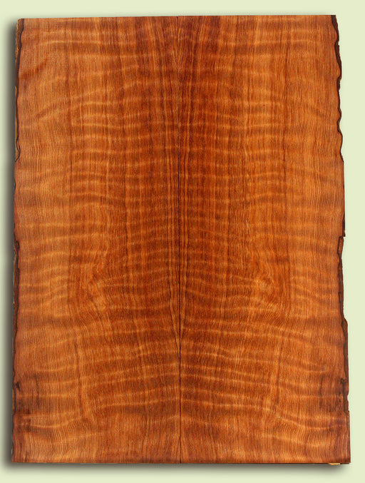 Curly Redwood Baritone Ukulele Top, Outstanding Tap Tones, Figured