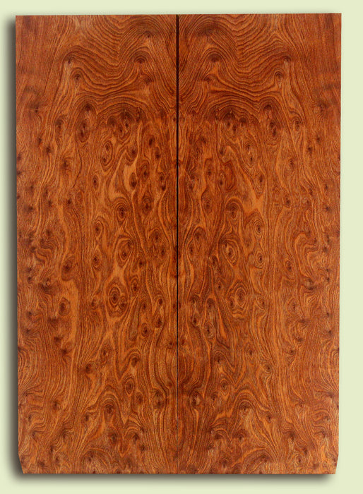 Curly Redwood Baritone Ukulele Top, Outstanding Tap Tones, Figured