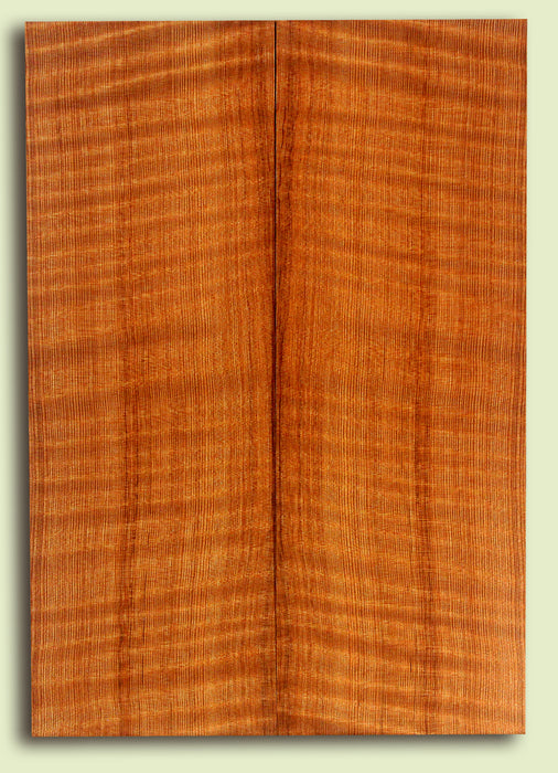 Curly Redwood Baritone Ukulele Top, Outstanding Tap Tones, Figured