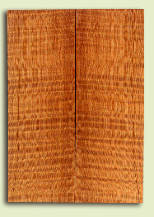 Curly Redwood Baritone Ukulele Top, Outstanding Tap Tones, Figured