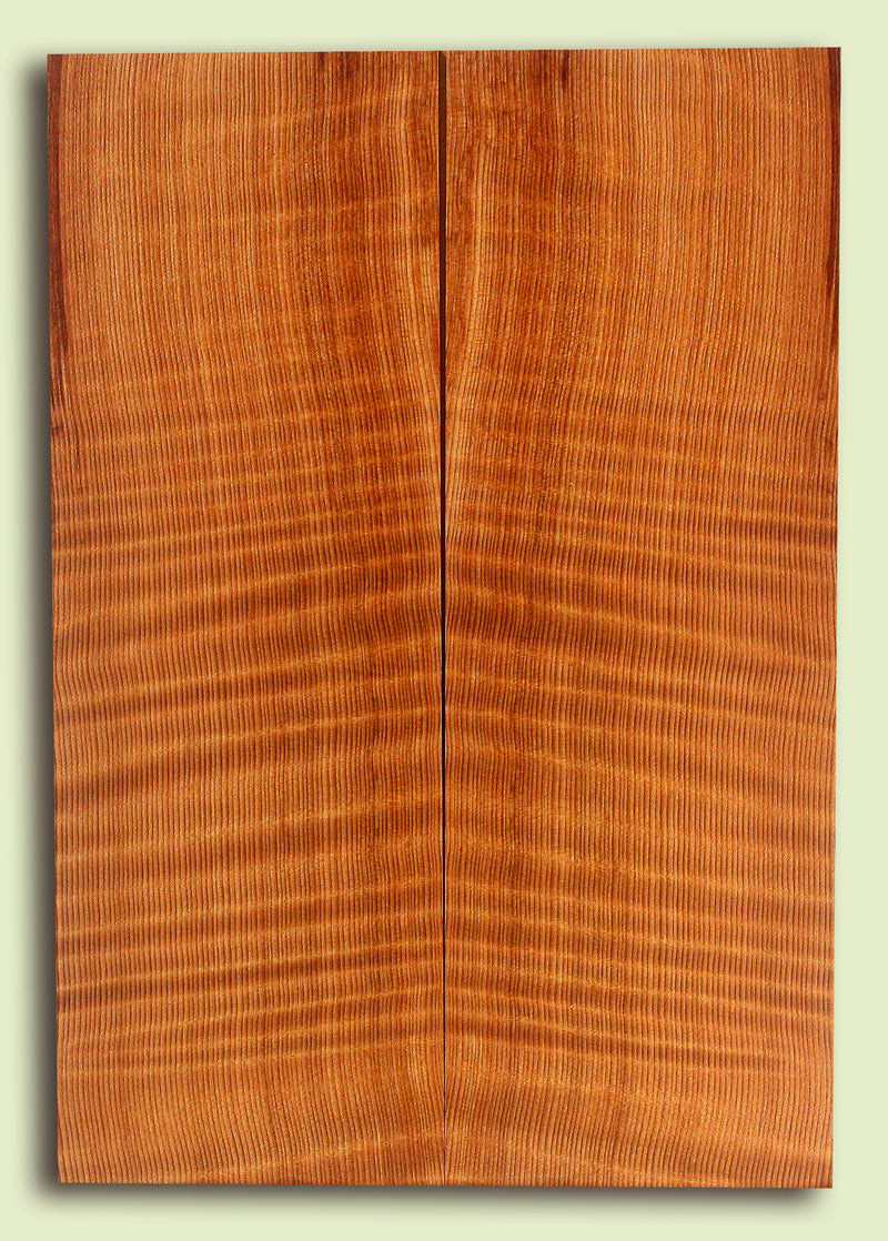 Curly Redwood Baritone Ukulele Top, Outstanding Tap Tones, Figured