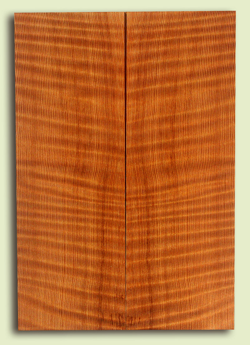 Curly Redwood Baritone Ukulele Top, Outstanding Tap Tones, Figured