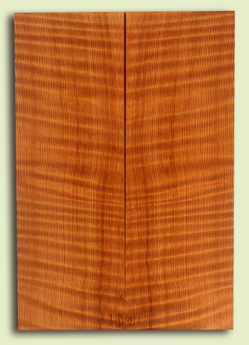 Curly Redwood Baritone Ukulele Top, Outstanding Tap Tones, Figured