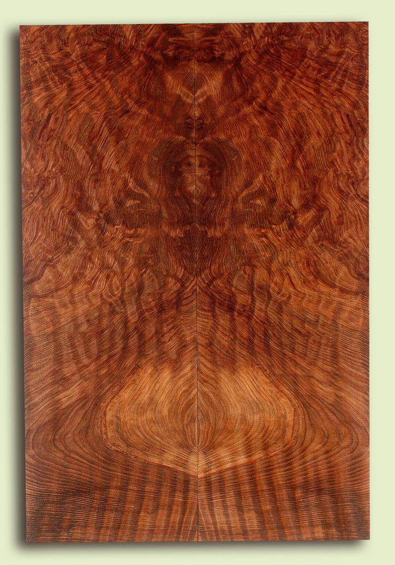 Curly Redwood Solid Body Guitar Drop Top Set, Salvaged Old Growth 