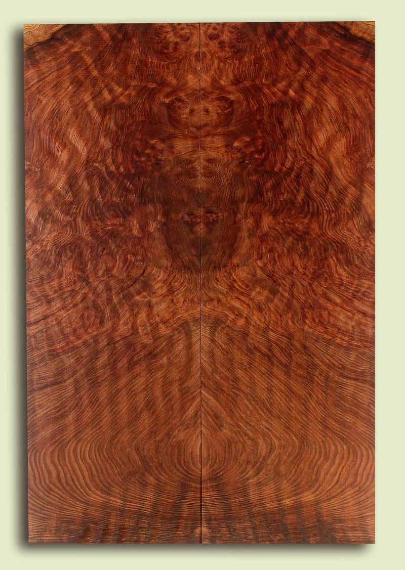Curly Redwood Solid Body Guitar Drop Top Set, Salvaged Old Growth 