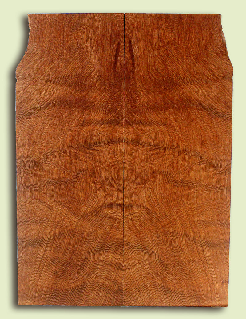 Curly Redwood Solid Body Guitar Drop Top Set, Salvaged Old Growth 