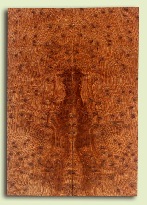 Curly Redwood Baritone Ukulele Soundboard, Birdseye Figure
