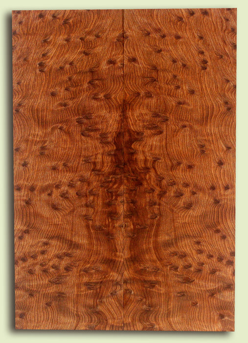 Curly Redwood Baritone Ukulele Soundboard, Birdseye Figure