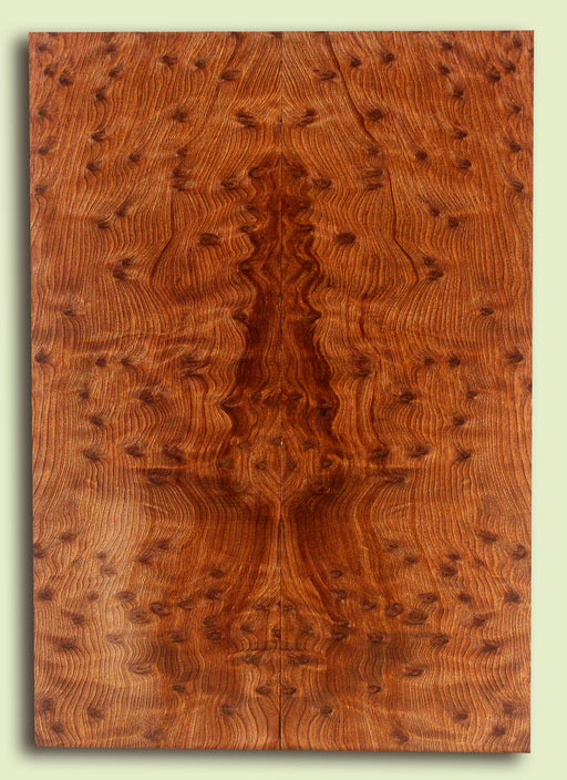 Curly Redwood Baritone Ukulele Soundboard, Birdseye Figure