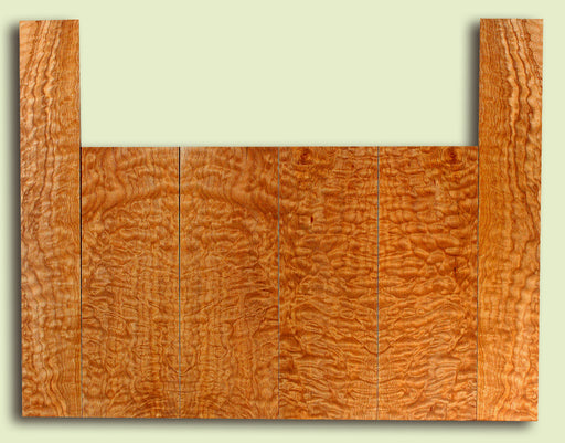 Big Leaf Maple 6 piece Baritone Ukulele TB&S, Quilted Figure,  