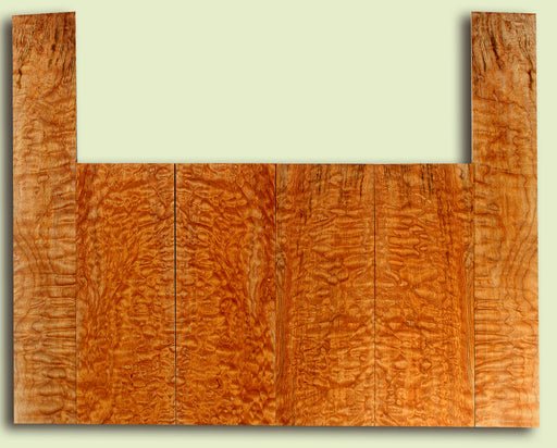 Big Leaf Maple 6 piece Baritone Ukulele TB&S, Quilted Figure,  