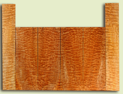 Big Leaf Maple 6 piece Baritone Ukulele TB&S, Quilted Figure,  