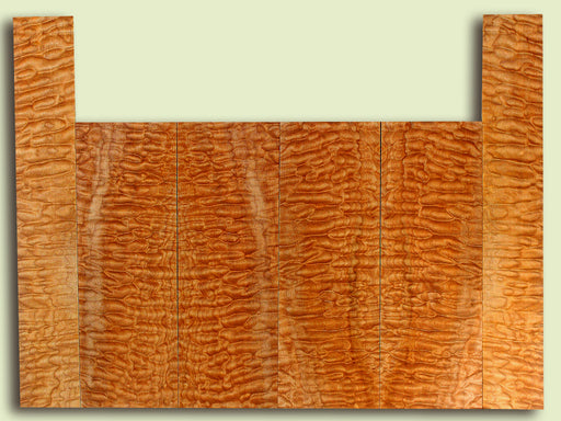 Big Leaf Maple 6 piece Baritone Ukulele TB&S, Quilted Figure,  