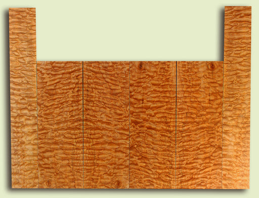 Big Leaf Maple 6 piece Baritone Ukulele TB&S, Quilted Figure,  