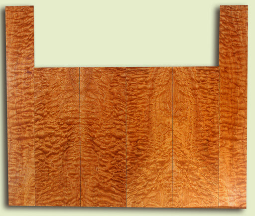 Big Leaf Maple 6 piece Baritone Ukulele TB&S, Quilted Figure,  