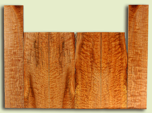 Big Leaf Maple 6 piece Baritone Ukulele TB&S, Quilted Figure,  