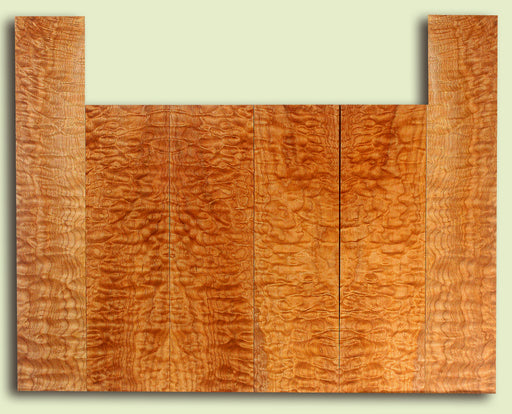 Big Leaf Maple 6 piece Tenor Ukulele TB&S, Quilted Figure,  