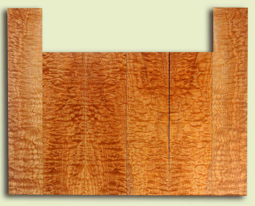 Big Leaf Maple 6 piece Tenor Ukulele TB&S, Quilted Figure,  