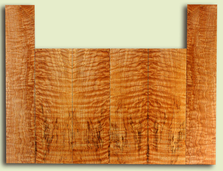 Big Leaf Maple 6 piece Tenor Ukulele TB&S, Quilted Figure,  