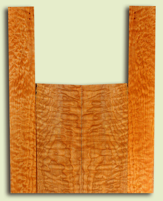 Big Leaf Maple 6 piece Tenor Ukulele TB&S, Quilted Figure,  