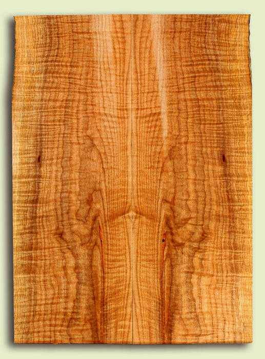 Maple Guitar or Bass Drop Top,  Figured.  2 panels, each 0.29" x 8.5" x 23" S2S 