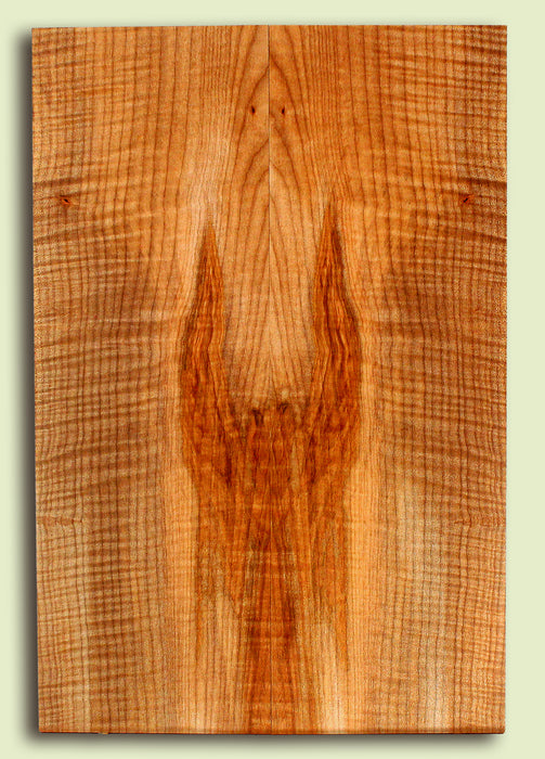 Maple Guitar or Bass Drop Top,  Figured.  2 panels, each 0.29" x 7.5" x 22.875" S2S