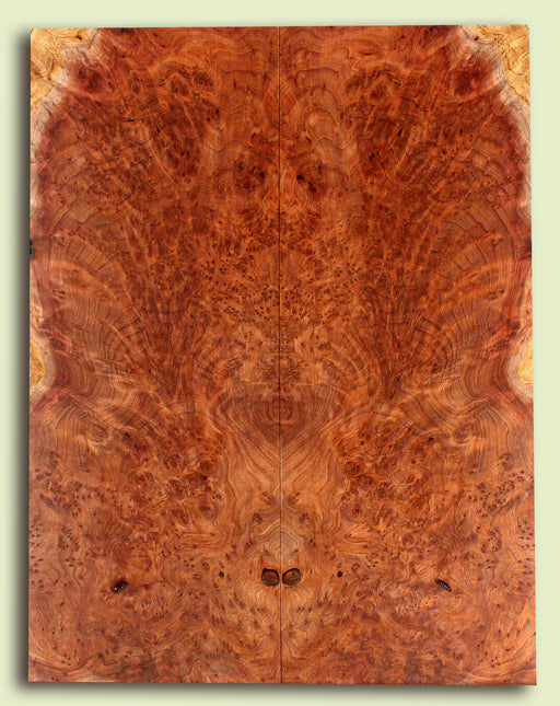 Curly Redwood Solid Body Guitar Drop Top Set, Birds Eye and Ribbon Figure