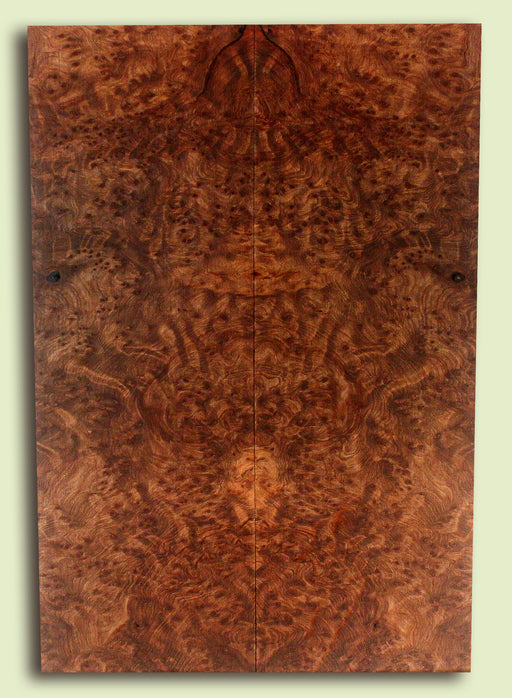 Curly Redwood Solid Body Guitar Drop Top Set, Birds Eye and Ribbon Figure