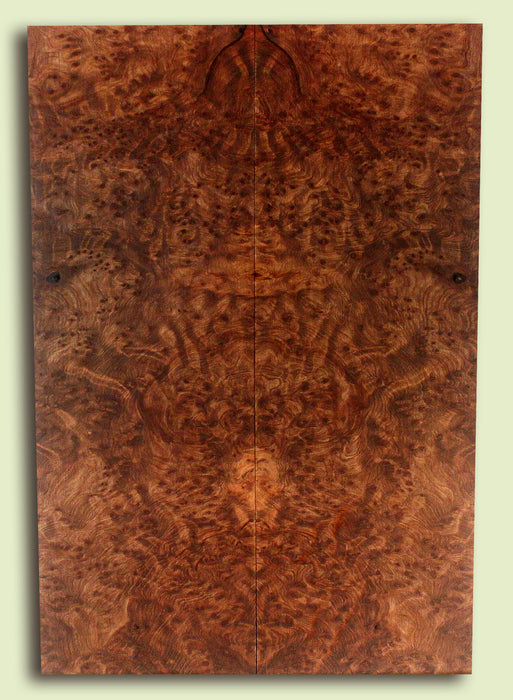 Curly Redwood Solid Body Guitar Drop Top Set, Birds Eye and Ribbon Figure