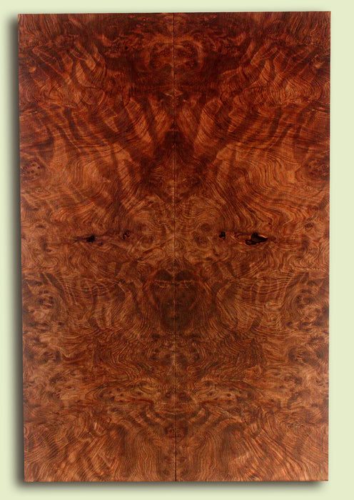 Curly Redwood Solid Body Guitar Drop Top Set, Birds Eye and Ribbon Figure