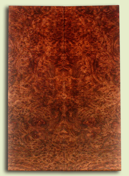 Curly Redwood Solid Body Guitar Drop Top Set, Birds Eye and Ribbon Figure