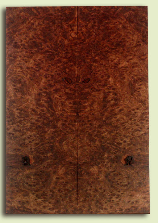 Curly Redwood Solid Body Guitar Drop Top Set, Birds Eye and Ribbon Figure