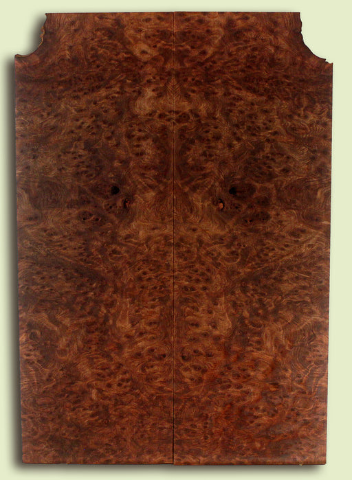 Curly Redwood Solid Body Guitar Drop Top Set, Birds Eye and Ribbon Figure