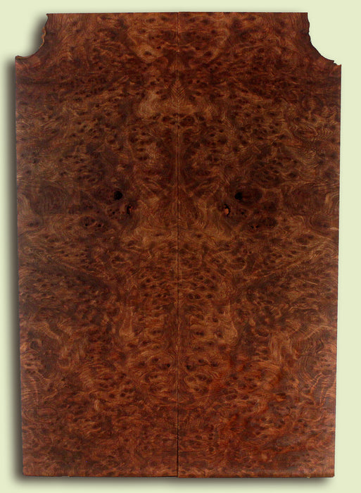 Curly Redwood Solid Body Guitar Drop Top Set, Birds Eye and Ribbon Figure