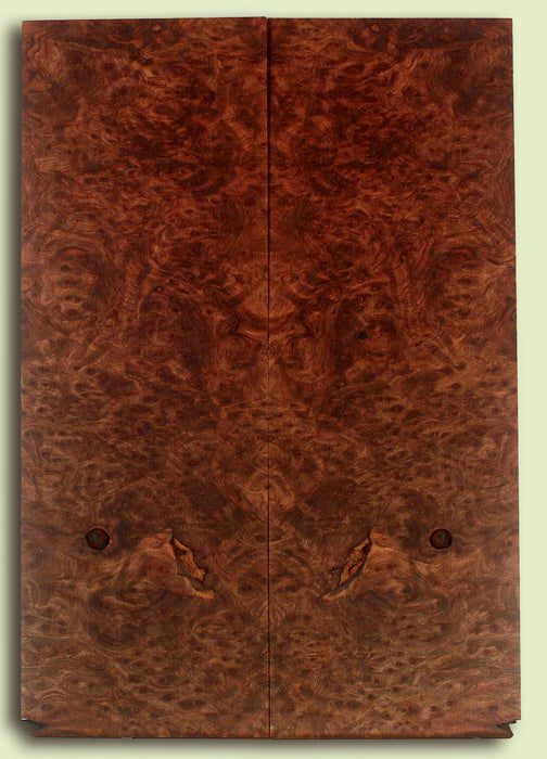 Curly Redwood Solid Body Guitar Drop Top Set, Birds Eye and Ribbon Figure