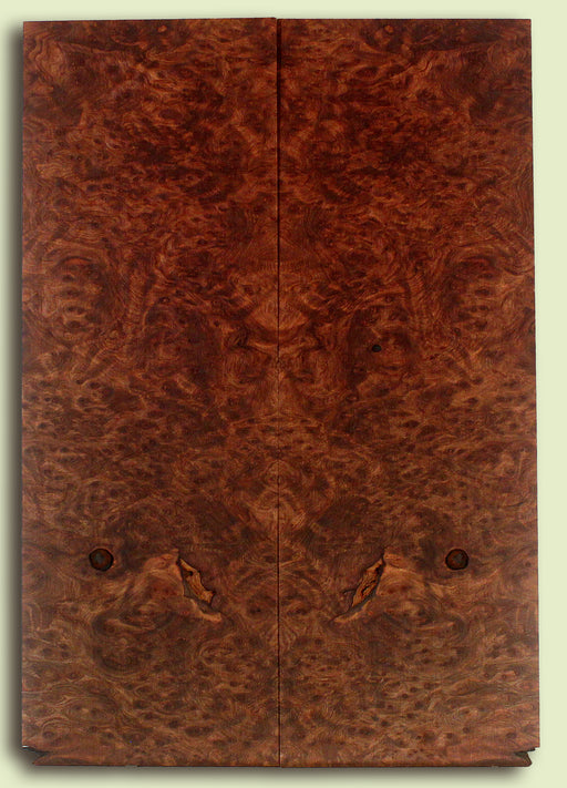 Curly Redwood Solid Body Guitar Drop Top Set, Birds Eye and Ribbon Figure