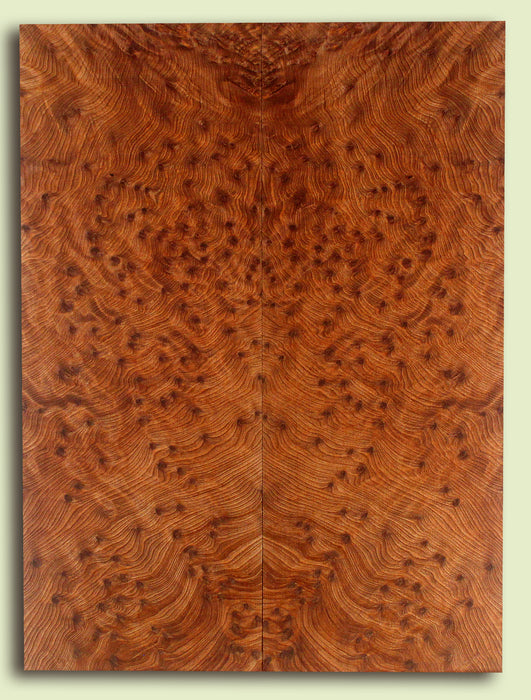 Curly Redwood Solid Body Guitar Drop Top Set, Birds Eye and Ribbon Figure