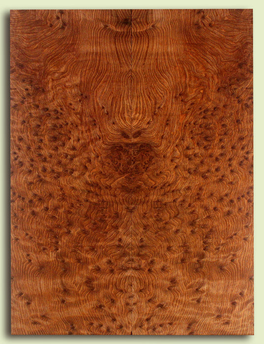 Curly Redwood Solid Body Guitar Drop Top Set, Birds Eye and Ribbon Figure