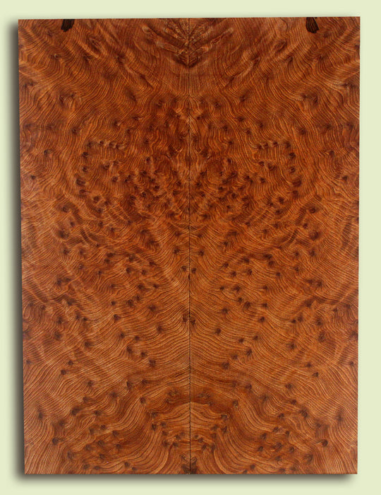 Curly Redwood Solid Body Guitar Drop Top Set, Birds Eye and Ribbon Figure