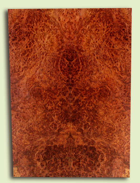 Curly Redwood Solid Body Guitar Drop Top Set, Birds Eye and Ribbon Figure