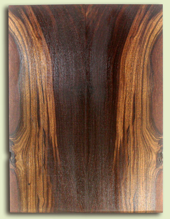 Claro Walnut Solid Body Guitar or Bass Drop Top Set, 2 panels, each 0.28 x 8.5" x 23" 