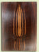 Claro Walnut Solid Body Guitar or Bass Drop Top Set, 2 panels, each 0.28" x 8.5" x 23.5" 