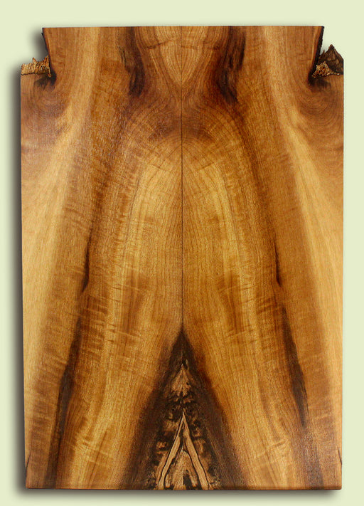 Myrtlewood Solid Body Guitar or Bass Drop Top Set, Good color and contrast, figure 