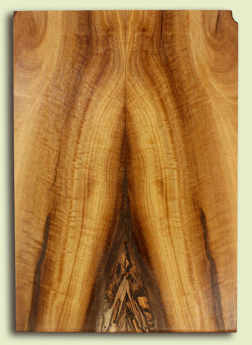 Myrtlewood Solid Body Guitar Drop Top Set, Good color, contrast, figure 