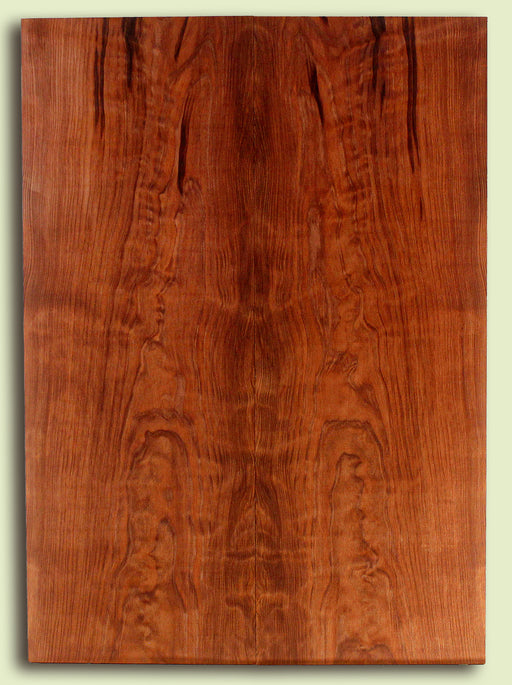 Curly Redwood Drop Top, Highly Figured Old Growth, 2 panels, each 0.27" x 8" x 22.5" S2S